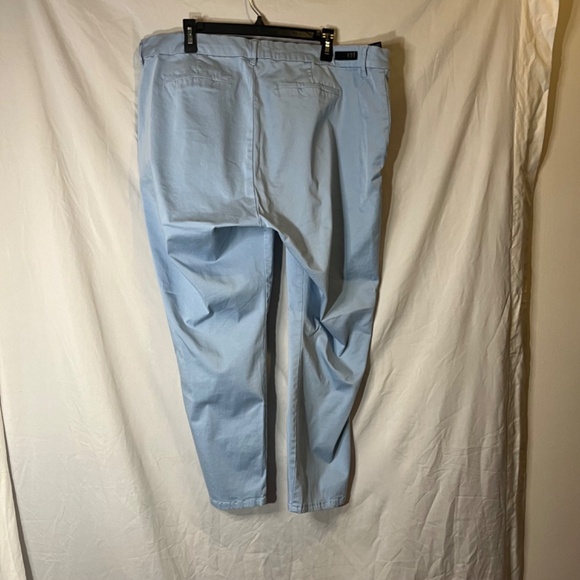 Kut from the Kloth Light Blue Crop Trouser Pant Women Plus Size 20W SP274GA1 - Picture 4 of 11